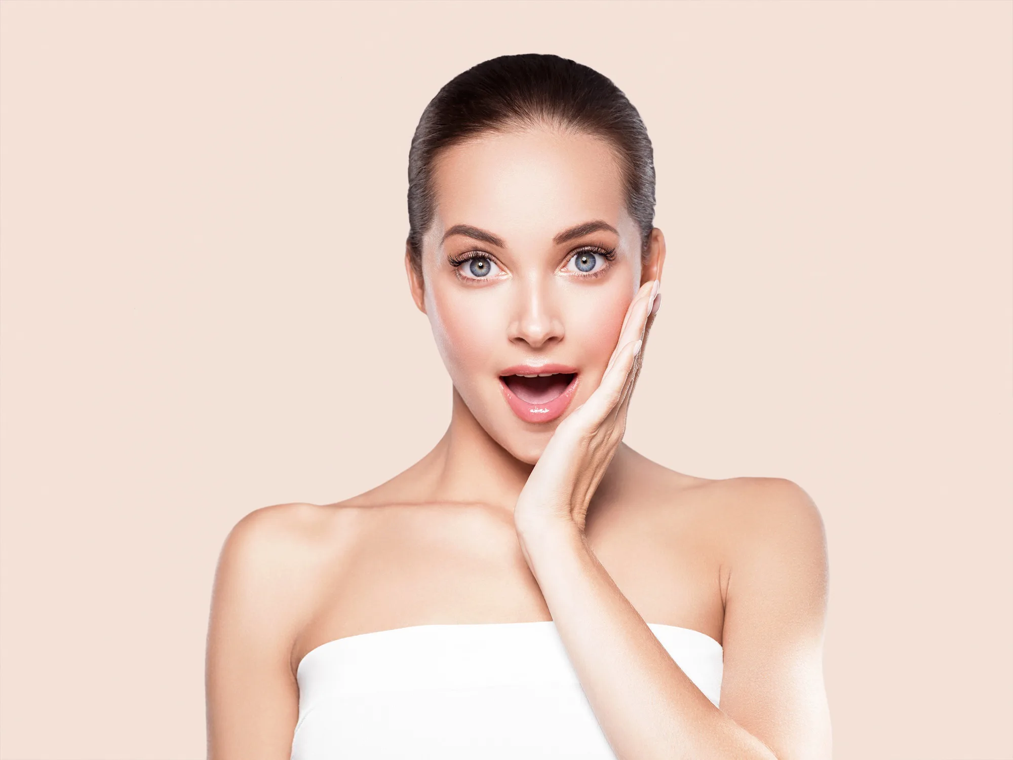 Female beauty cosmetic concept woman portrait